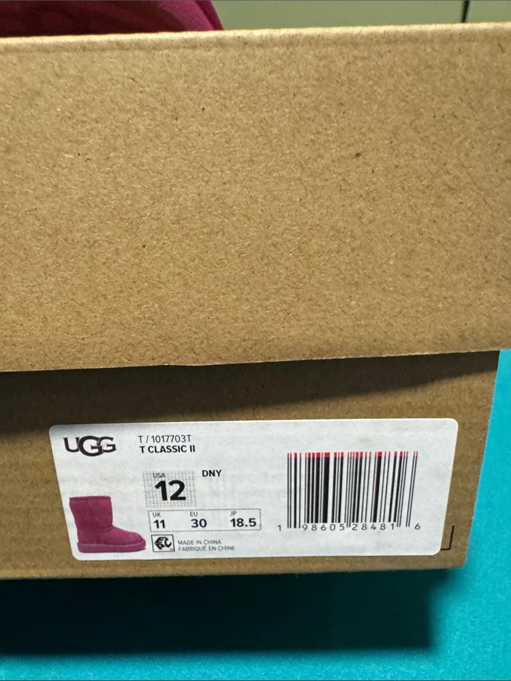 Kids Hot Pink Ugg boots